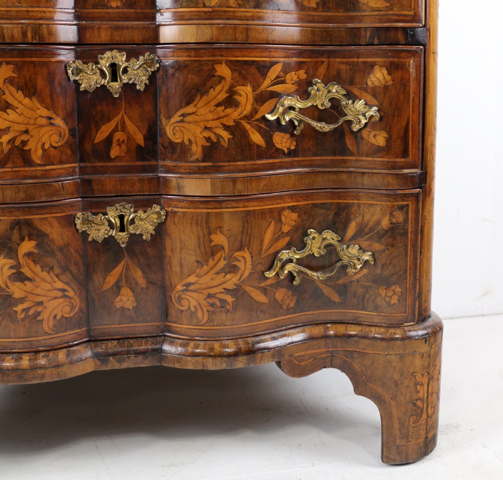 Dutch Walnut & Marquetry Cabinet-on-Chest View XVII