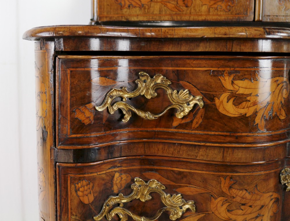 Dutch Walnut & Marquetry Cabinet-on-Chest View XVIII