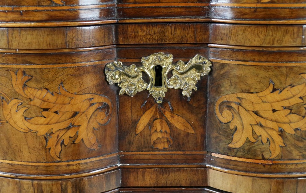 Dutch Walnut & Marquetry Cabinet-on-Chest View XIX