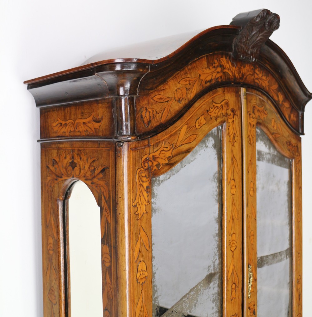 Dutch Walnut & Marquetry Cabinet-on-Chest View XXI