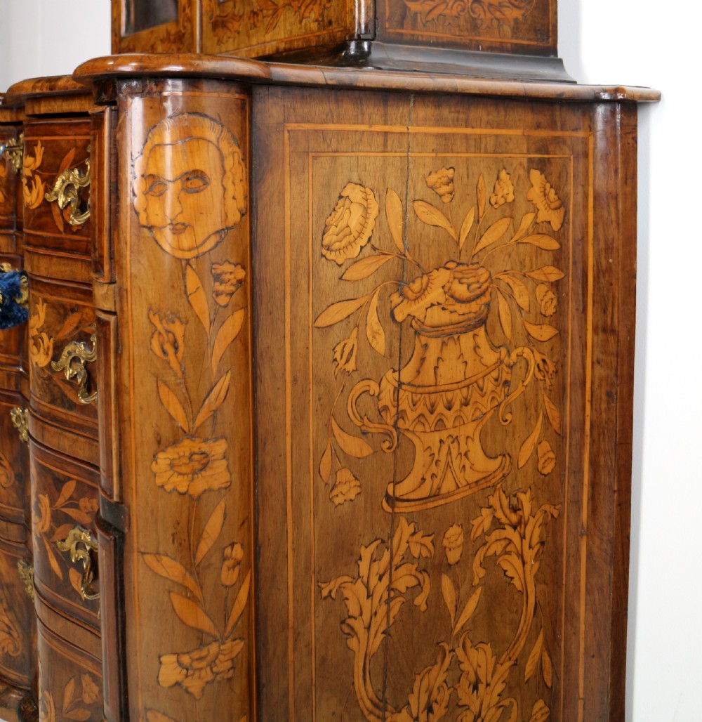 Dutch Walnut & Marquetry Cabinet-on-Chest View XXVI