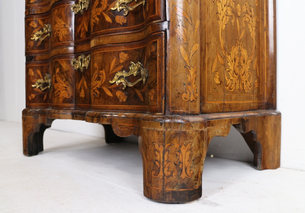 Dutch Walnut & Marquetry Cabinet-on-Chest View XXIX