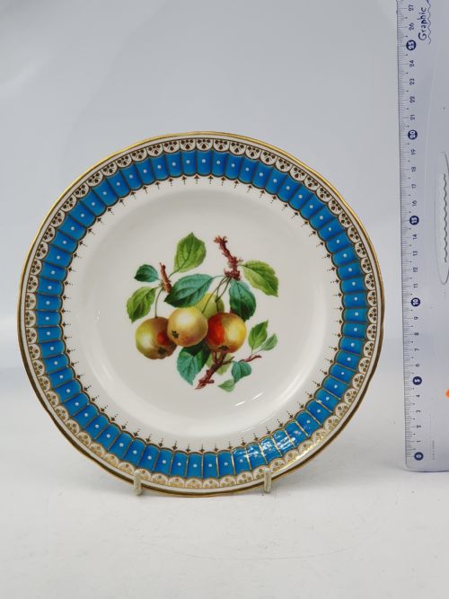 fig 1. Exquisite Minton 19th Century Cabinet Plate (no 3 of 4)