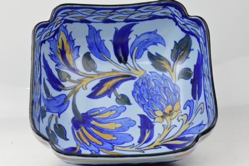 Large Royal Cauldon Art Deco Square Bowl C1930