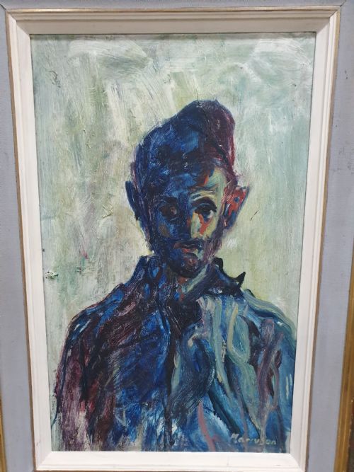 Lawrence Marcuson (Scotland, 1950/60s), Oil Painting of an Immigrant