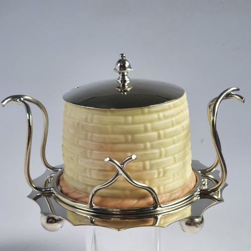 Locke & Co Worcester Blush Honey Pot with Sp Base and Mounts C1900