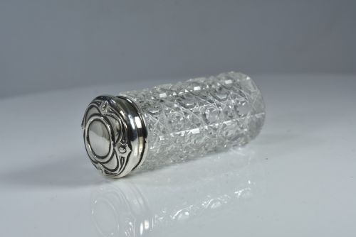 Beautiful Silver Top Secessionist Dressing Table Jar 1904
