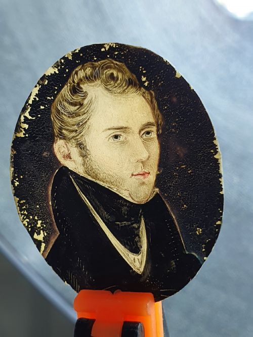 Fine Early 19th Century Miniature Portrait of a Gentleman
