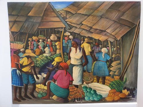 Large Impressive Ernst Joaissant Oil on Canvas on Board C1960