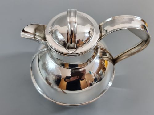 Large Solid Silver Jersey Style Milk Jug 1939 Birmingham Sterling Cream Jug