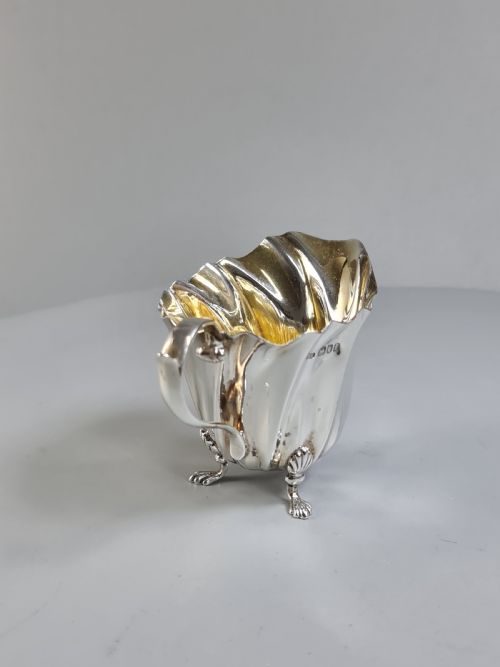 Beautiful Hm Silver Naturalistic Jug C1901 Levesley Brothers (Thomas Levesley)