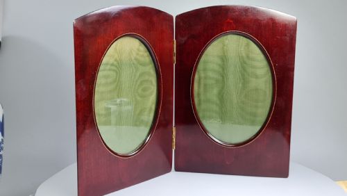 Fine Large Inlaid Edwardian Mahogany Double Frame C1900