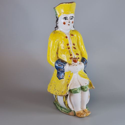Fine Large 18th/19thc European Faience Toby