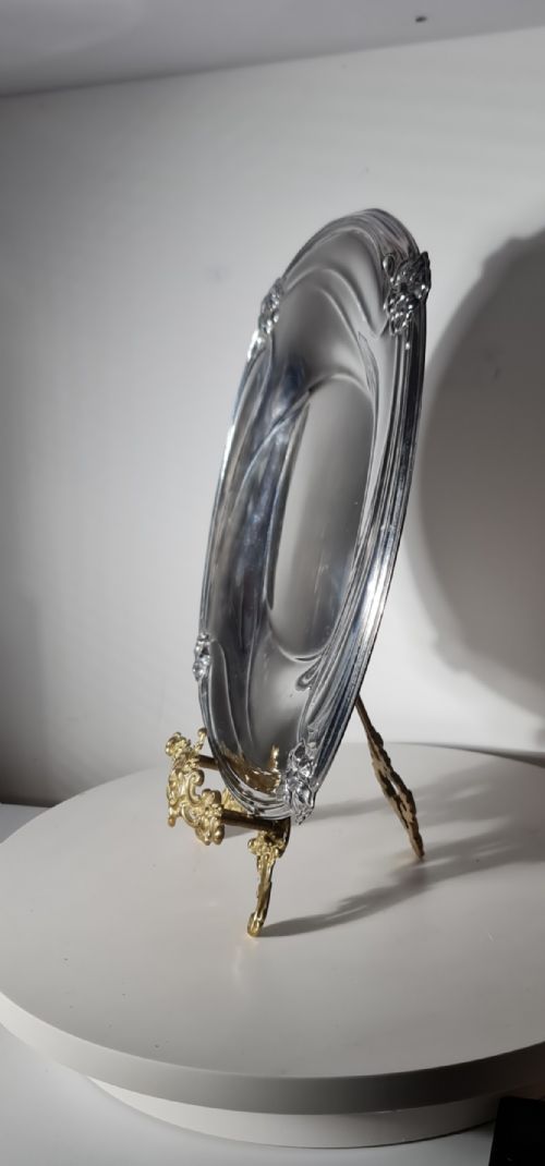 ART NOUVEAU TRAY DAFFODIL ROGERS BROS ANTIQUE SILVER PLATE 9926 IS SERVING PLATTER NICE WITH JUGENSTIL NOUVEAU VINES RARE FIND - ADDITIONAL PHOTO 4