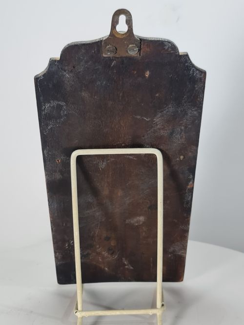 19TH CENTURY SOLID OAK AND BRASS VICTORIAN WALL HANGING LETTER OR STATIONERY RACK - ADDITIONAL PHOTO 9