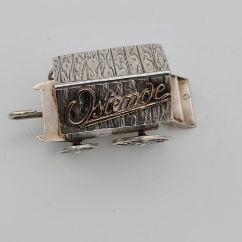 FINE ANTIQUE DUTCH SILVER MINIATURE BATHING WAGON C1900 - ADDITIONAL PHOTO 15