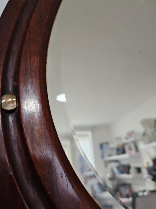 FABULOUS ANTIQUE HORSESHOE SHAPED MIRROR - ADDITIONAL PHOTO 7