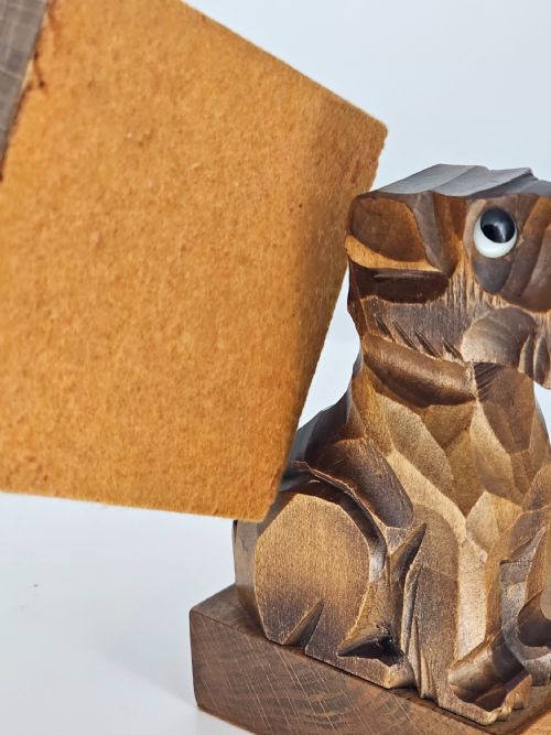 DECO CARVED WOODEN SCOTTIE BOOKENDS GOOD QUALITY C1930S - ADDITIONAL PHOTO 5