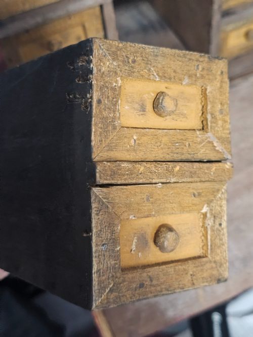 FABULOUS LATE19THEARLY 20TH INDIAN SPICE CABINET - ADDITIONAL PHOTO 15