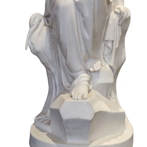 A VERY LARGE 19THC MINTON ART UNION OF LONDON PARIAN FIGURE OF SOLITUDE 525CM - ADDITIONAL PHOTO 5