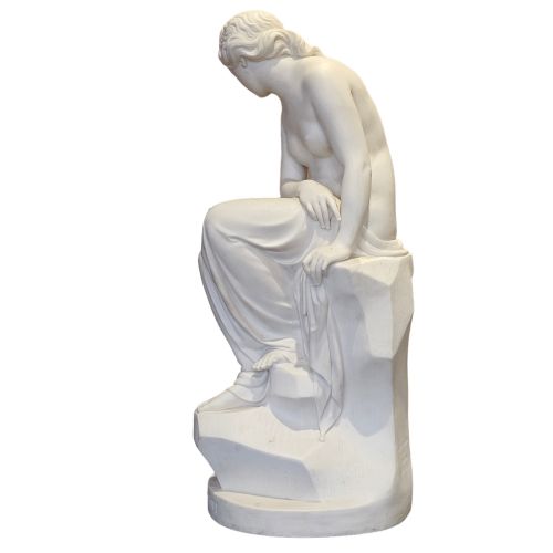 A VERY LARGE 19THC MINTON ART UNION OF LONDON PARIAN FIGURE OF SOLITUDE 525CM - ADDITIONAL PHOTO 6