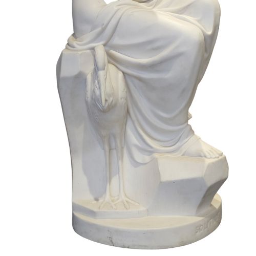 A VERY LARGE 19THC MINTON ART UNION OF LONDON PARIAN FIGURE OF SOLITUDE 525CM - ADDITIONAL PHOTO 16