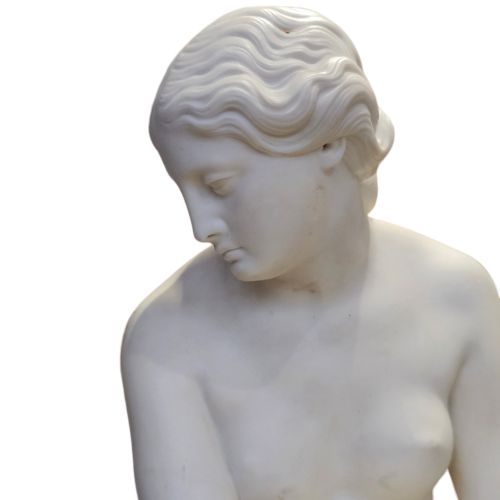 A VERY LARGE 19THC MINTON ART UNION OF LONDON PARIAN FIGURE OF SOLITUDE 525CM - ADDITIONAL PHOTO 18