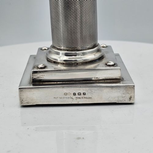 EXCEPTIONALLY RARE AND FINE SAUNDERS AND MCKENZIE SOLID SILVER SUNDIAL COMPASS ON COLUMN C1933 - ADDITIONAL PHOTO 17