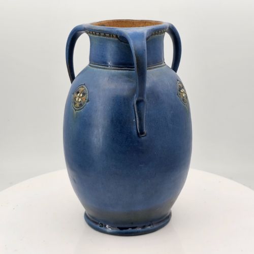 mobach utrecht secessionistart deco vase blue c1915 - CATEGORY: ANTIQUE VASES - DATED 1910