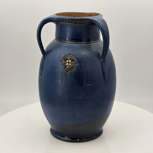 MOBACH UTRECHT SECESSIONISTART DECO VASE BLUE C1915 - ADDITIONAL PHOTO 1