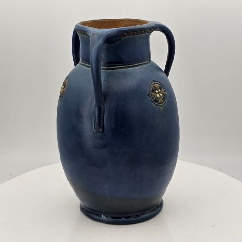 MOBACH UTRECHT SECESSIONISTART DECO VASE BLUE C1915 - ADDITIONAL PHOTO 7