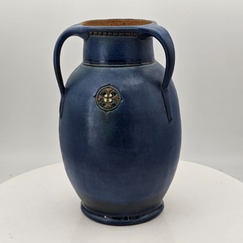 MOBACH UTRECHT SECESSIONISTART DECO VASE BLUE C1915 - ADDITIONAL PHOTO 8