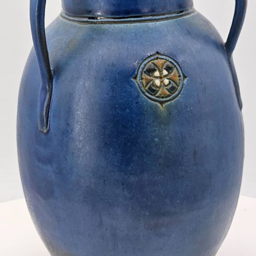 MOBACH UTRECHT SECESSIONISTART DECO VASE BLUE C1915 - ADDITIONAL PHOTO 9