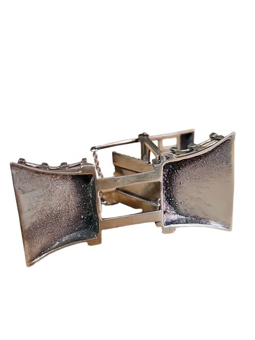 UNUSUAL DUTCH MINIATURE SILVER WORKING DRAWBRIDGE C1900 - ADDITIONAL PHOTO 3