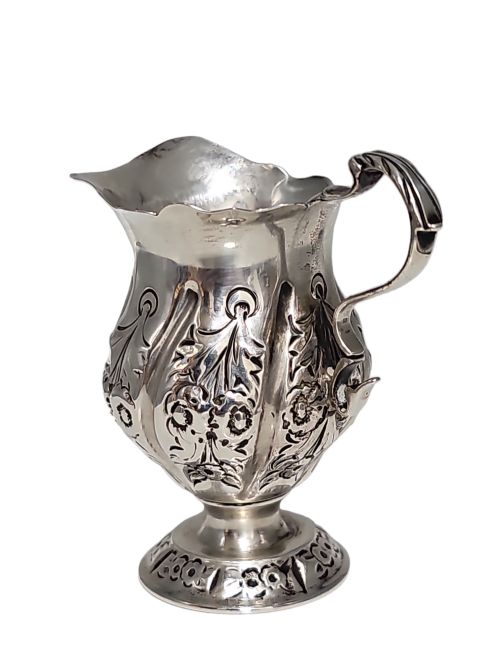 SILVER CREAM JUG BY STOKES IRELAND LTD WILLIAM HENRY STOKES ARTHUR GEORGE IRELAND CHESTER 1897 - ADDITIONAL PHOTO 6