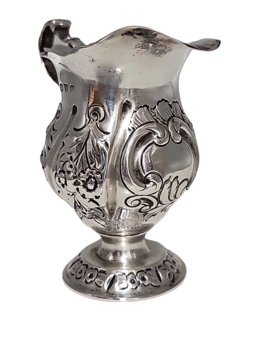 SILVER CREAM JUG BY STOKES IRELAND LTD WILLIAM HENRY STOKES ARTHUR GEORGE IRELAND CHESTER 1897 - ADDITIONAL PHOTO 10