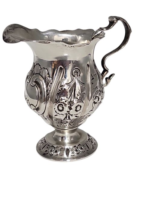 SILVER CREAM JUG BY STOKES IRELAND LTD WILLIAM HENRY STOKES ARTHUR GEORGE IRELAND CHESTER 1897 - ADDITIONAL PHOTO 11