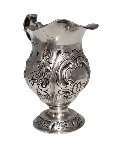 SILVER CREAM JUG BY STOKES IRELAND LTD WILLIAM HENRY STOKES ARTHUR GEORGE IRELAND CHESTER 1897 - ADDITIONAL PHOTO 14