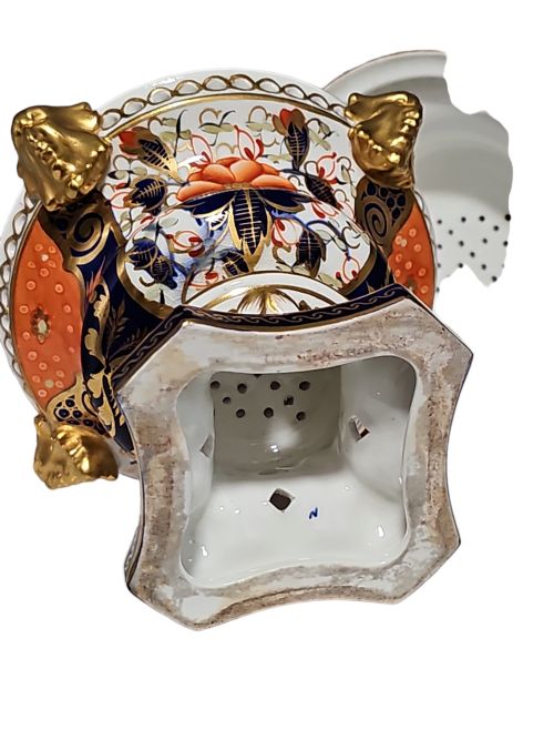 STUNNING PAIR OF BLOOR DERBY POT POURRI VASES EXCELLENT CONDITION C1815 - ADDITIONAL PHOTO 7
