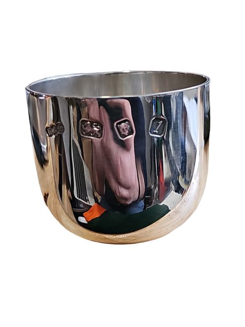 delightful heavy gauge silver small tot tumbleregg cup london 1966 - CATEGORY: ANTIQUE SILVER - DATED 1960
