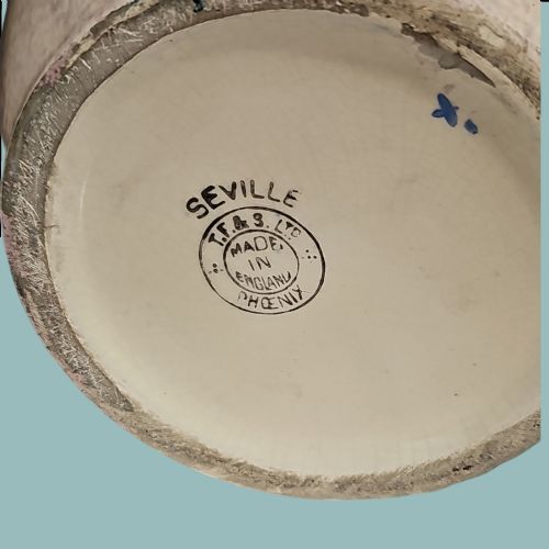 PAIR OF THOMAS FORESTER VASE AMPHORA T F S SEVILLE PHOENIX UNUSUAL COLOURWAY ART DECO - ADDITIONAL PHOTO 6