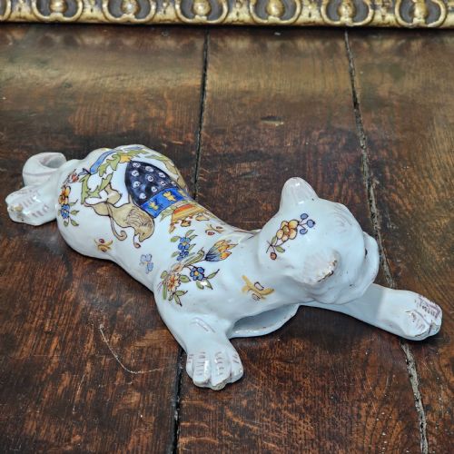 FRENCH FAIENCE MONT ST CLAIRE CAT WALL POCKET - ADDITIONAL PHOTO 5