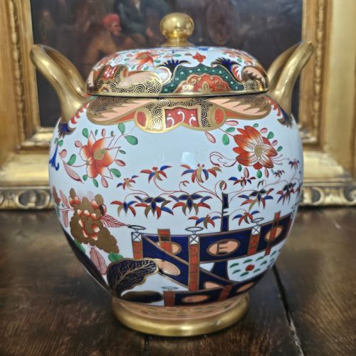 beautiful large 19thc spode pot pourri bowl and cover - CATEGORY: ANTIQUE CERAMICS - DATED 19TH CENTURY