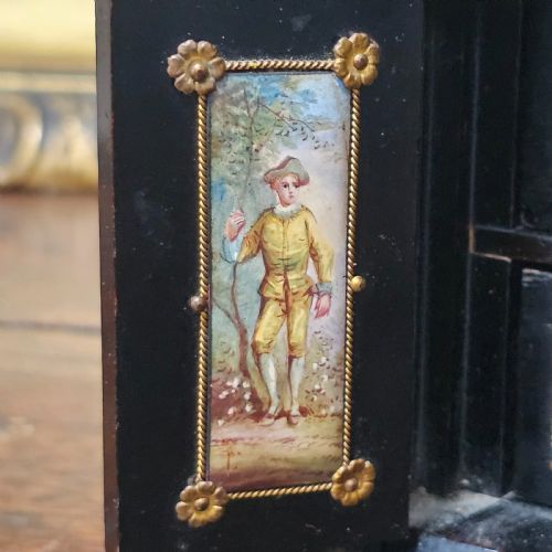 19TH CENT AUSTRIAN VIENNESE ENAMEL JEWELLERY CASKET CHEST - ADDITIONAL PHOTO 14