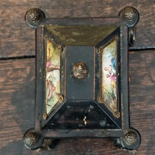19TH CENT AUSTRIAN VIENNESE ENAMEL JEWELLERY CASKET CHEST - ADDITIONAL PHOTO 20