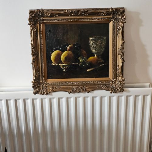 fig 1. Edward Roworth (South African 1880 - 1964) Still lIfe Oil on Canvas