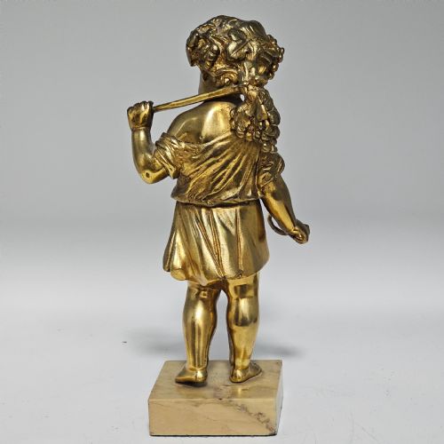 GOOD QUALITY 19TH CENTURY GILDED BRONZE CHERUB 22CM - ADDITIONAL PHOTO 15