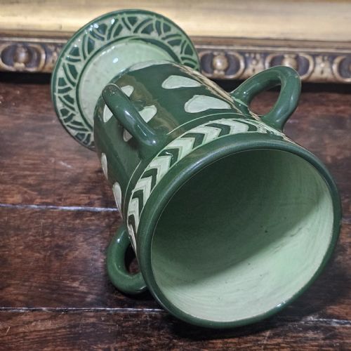 VERY RARE SIGNED FREDERICK HURTON RHEAD VASE EARLY 1900S - ADDITIONAL PHOTO 14