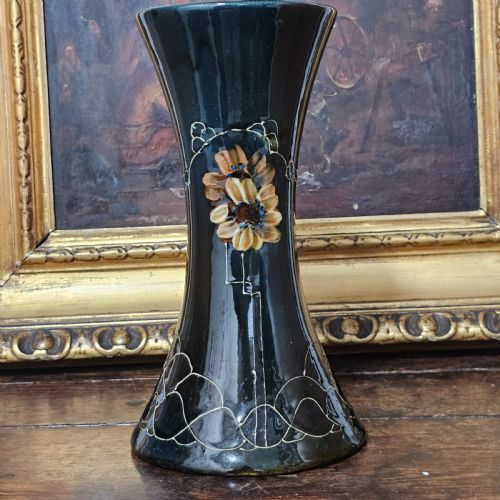 RARE AND INTERESTING 'OLD LONDON WARE' SECESSIONIST ART POTTERY VASE BY THE IRISH COMPANY J R MALLY CO J R M CO CHRISTOPHER DRESSER - ADDITIONAL PHOTO 6
