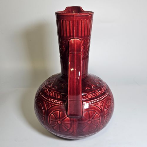 A SAMUEL LEAR POTTERY JUG 1880S DESIGNED AFTER CHRISTOPHER DRESSER - ADDITIONAL PHOTO 6